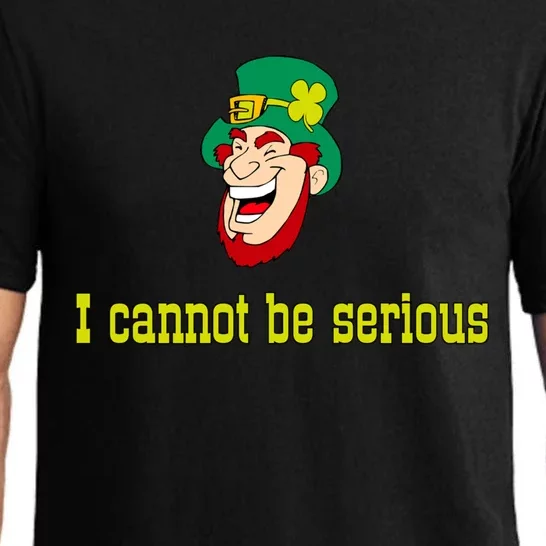 St Patricks Day Cool Gift Funny I Cannot Be Serious Tennis Quote Gift Pajama Set