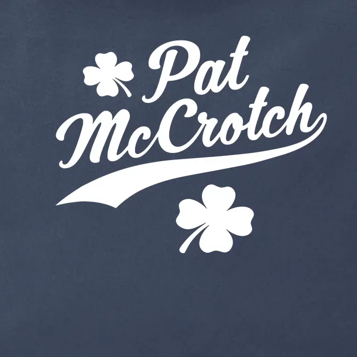 St. Patrick's Day Pat McCrotch Zip Tote Bag