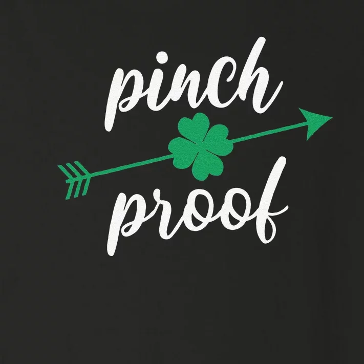 Saint Patrick's Day Pinch Proof Paddy's Day March 17 Design Toddler Long Sleeve Shirt