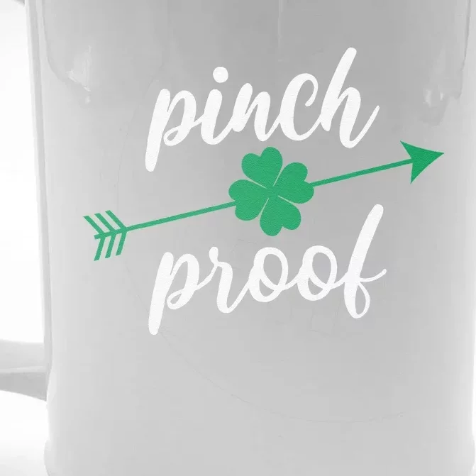 Saint Patrick's Day Pinch Proof Paddy's Day March 17 Design Front & Back Beer Stein