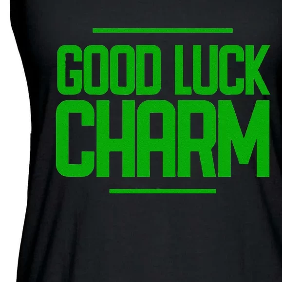 St. Patty Day Saint Patrick's Day Good Luck Charm Ladies Essential Flowy Tank