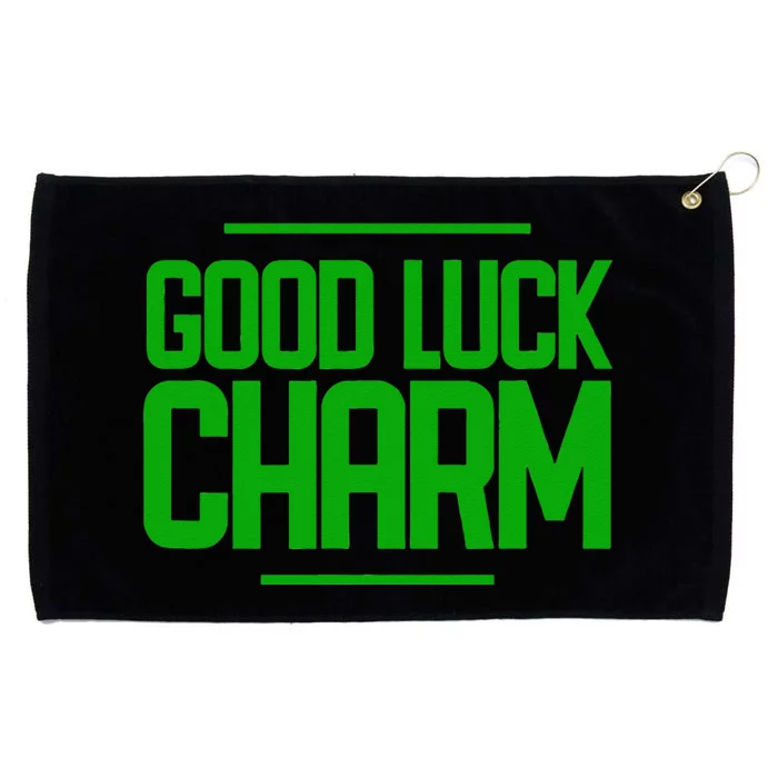 St. Patty Day Saint Patrick's Day Good Luck Charm Grommeted Golf Towel