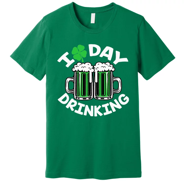 St Patricks Day I Love Day Drinking Funny Beer Lover Premium T-Shirt