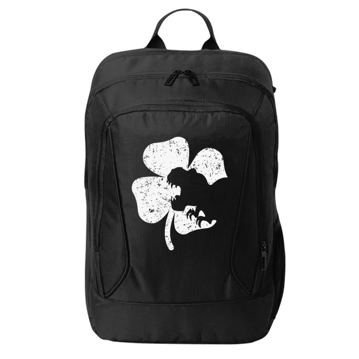 St Patricks Day Dinosaur Irish Trex City Backpack