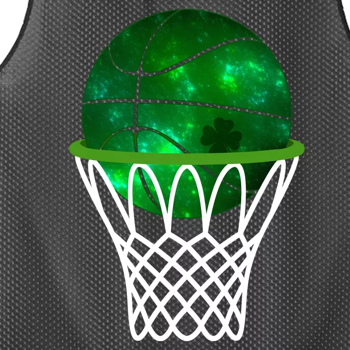 St Patricks Day Shamrock Basketball Irish Mesh Reversible Basketball Jersey Tank