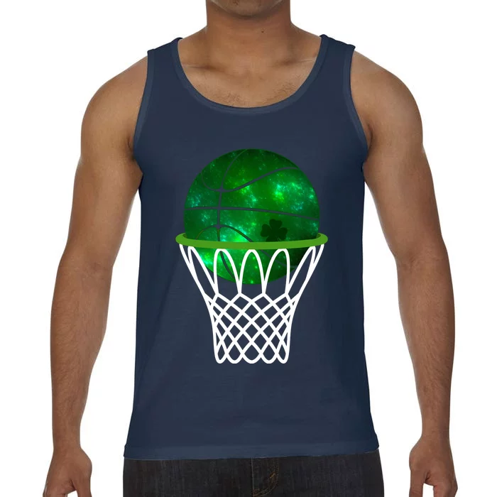 St Patricks Day Shamrock Basketball Irish Comfort Colors® Tank Top