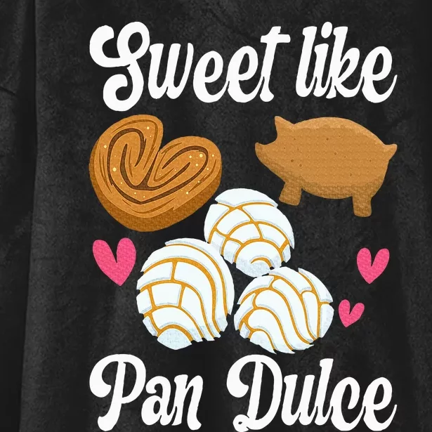 Sweet Pan Dulce Conchas Latina Mexican Mujer Concha Pastry Hooded Wearable Blanket