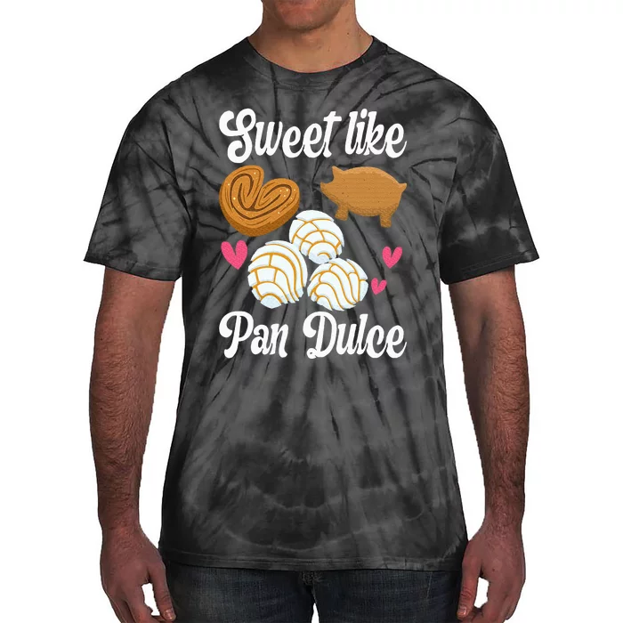 Sweet Pan Dulce Conchas Latina Mexican Mujer Concha Pastry Tie-Dye T-Shirt