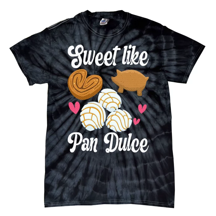 Sweet Pan Dulce Conchas Latina Mexican Mujer Concha Pastry Tie-Dye T-Shirt