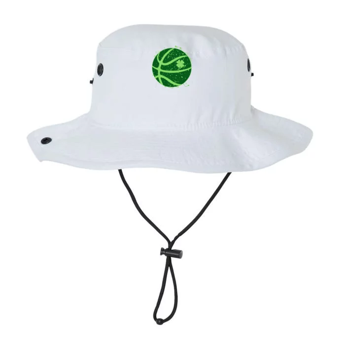 St Patrick's Day Lucky Shamrock Paint Splat Basketball Legacy Cool Fit Booney Bucket Hat