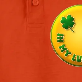 St Patricks Day In My Lucky Era Smiley Emoji Dry Zone Grid Performance Polo