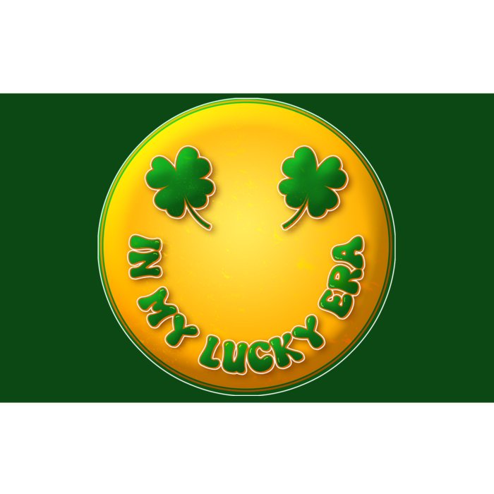 St Patricks Day In My Lucky Era Smiley Emoji Bumper Sticker