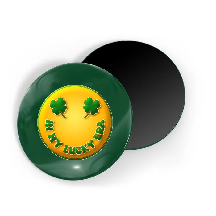 St Patricks Day In My Lucky Era Smiley Emoji Magnet