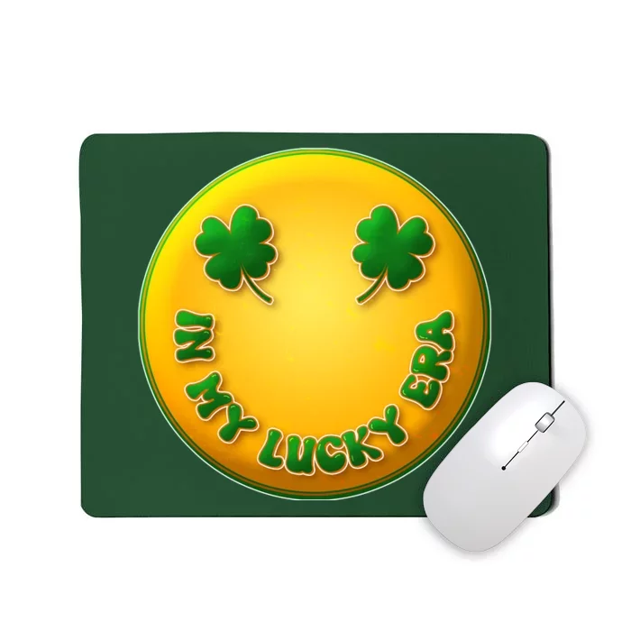 St Patricks Day In My Lucky Era Smiley Emoji Mousepad