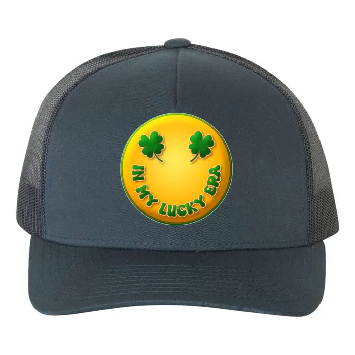 St Patricks Day In My Lucky Era Smiley Emoji Yupoong Adult 5-Panel Trucker Hat