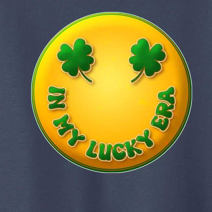 St Patricks Day In My Lucky Era Smiley Emoji Toddler T-Shirt