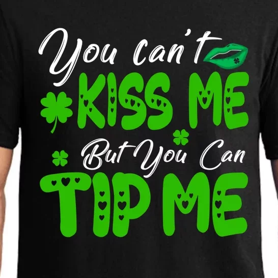 St Patricks Day Pajamas Funny Waitress Bartender Waiter Tips Gift Pajama Set