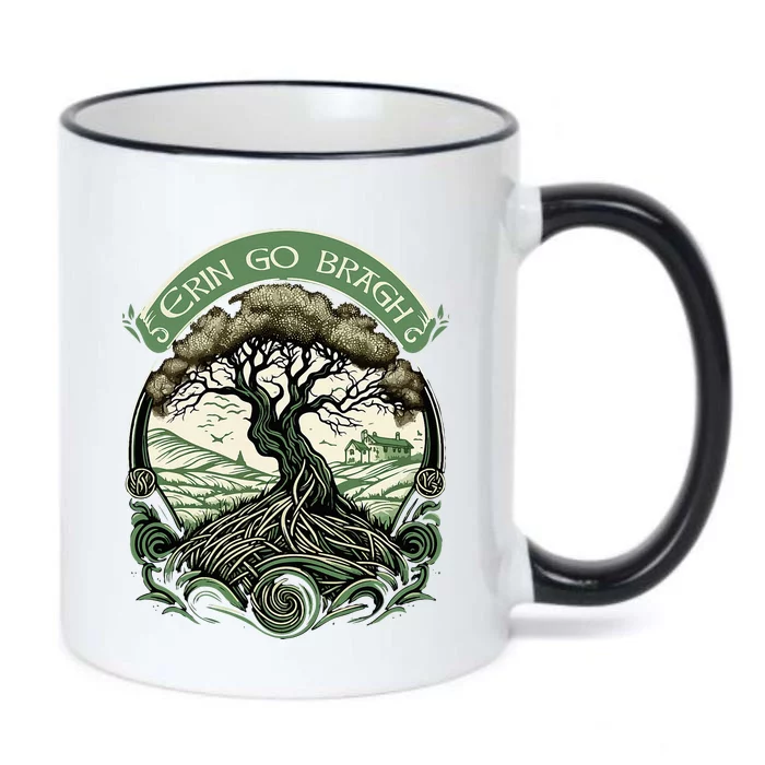 St Patricks Day Irish Pride Apparel Erin Go Bragh Black Color Changing Mug