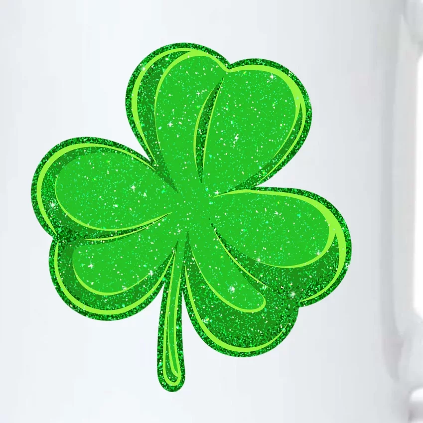 St Patricks Day Irish Lucky Shamrock Green Clover Pattys Day Black Color Changing Mug