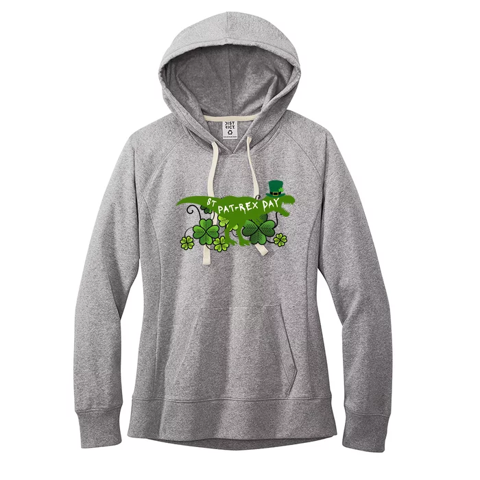 St Patrex Day Funny St Patricks Day Women's Fleece Hoodie