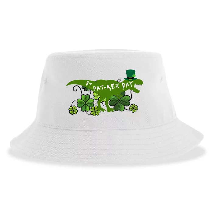 St Patrex Day Funny St Patricks Day Sustainable Bucket Hat