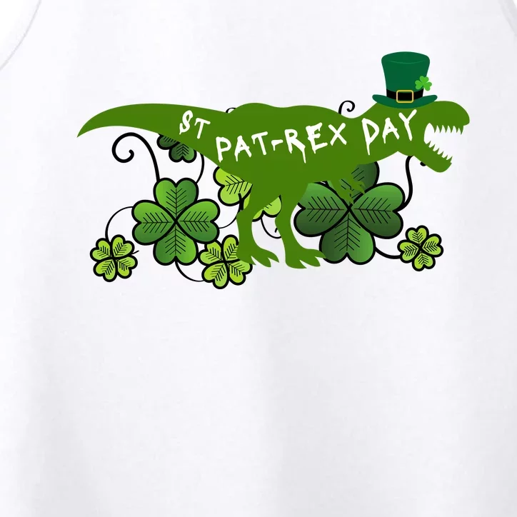 St Patrex Day Funny St Patricks Day Performance Tank