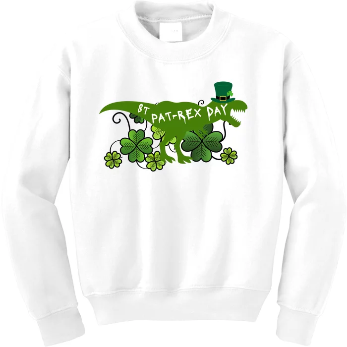 St Patrex Day Funny St Patricks Day Kids Sweatshirt