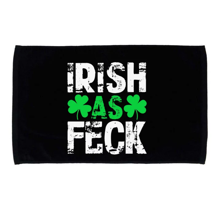 Saint Patrick's Day Lucky Irish As Feck Funny Microfiber Hand Towel