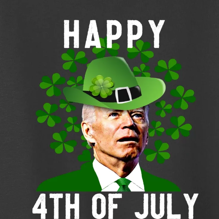 Funny Leprechaun St Patricks Day, Joe Biden Happy 4th Of July, Biden St Patricks Day Toddler T-Shirt