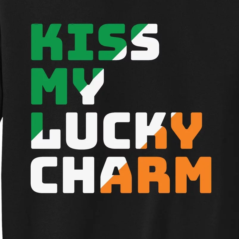 St Patricks Day Kiss My Lucky Charm Sweatshirt