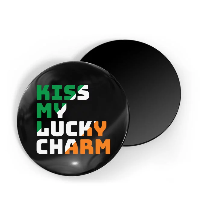 St Patricks Day Kiss My Lucky Charm Magnet