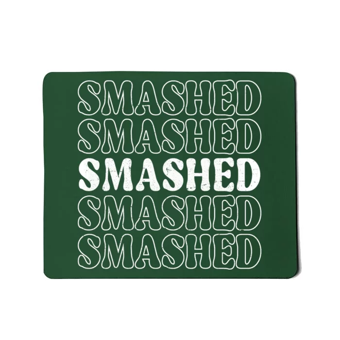 Smashed Party Drunk Retro Mousepad