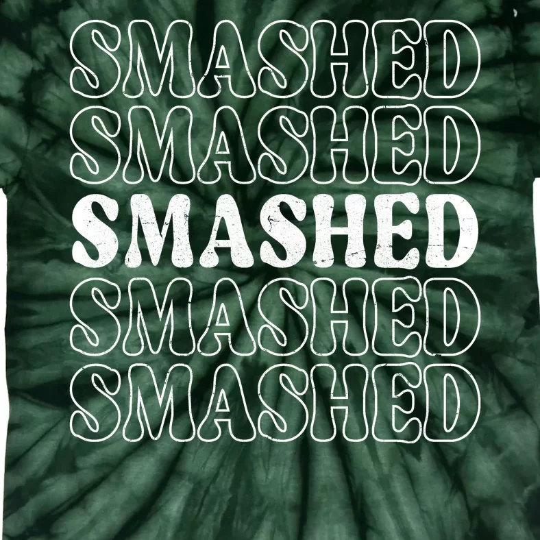 Smashed Party Drunk Retro Tie-Dye T-Shirt