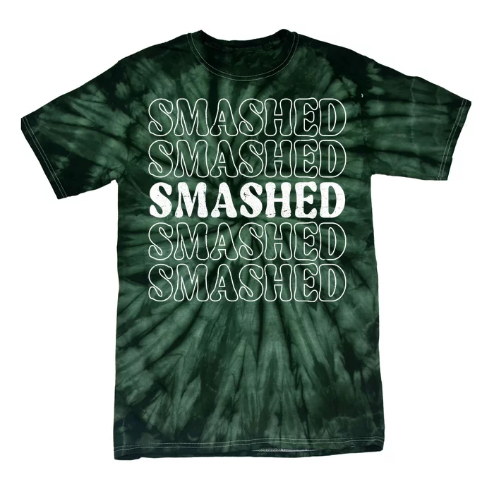 Smashed Party Drunk Retro Tie-Dye T-Shirt