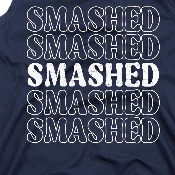 Smashed Party Drunk Retro Tank Top