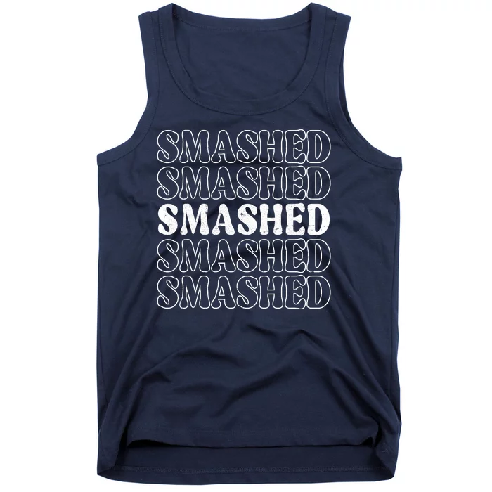 Smashed Party Drunk Retro Tank Top