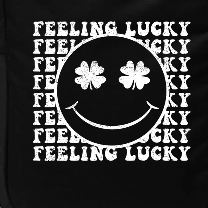 St. Patrick's Day Smiley Face Clover Feeling Lucky Impact Tech Backpack