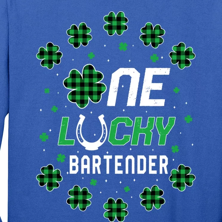 St Patricks Day Prek Kinder One Lucky Bartender Meaningful Gift Long Sleeve Shirt