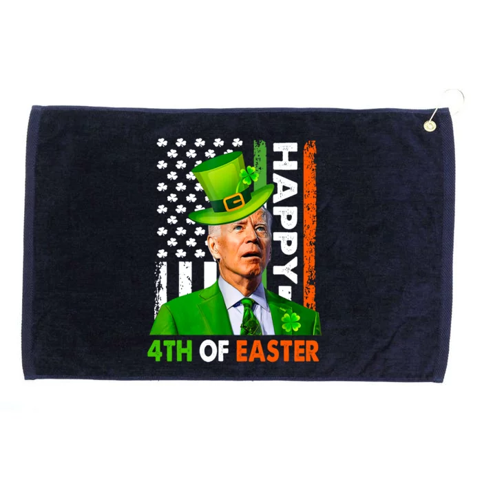 St Patricks Day Funny Joe Happy Easter Leprechaun Biden Gift Grommeted Golf Towel