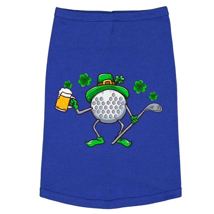 St Patricks Day Golf Golfing Irish Golfer Beer Humor Dad Great Gift Doggie Tank