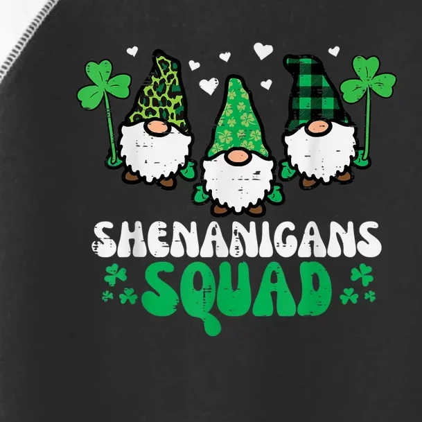 St Patricks Day Gnomes Shenanigans Squad   s Toddler Fine Jersey T-Shirt