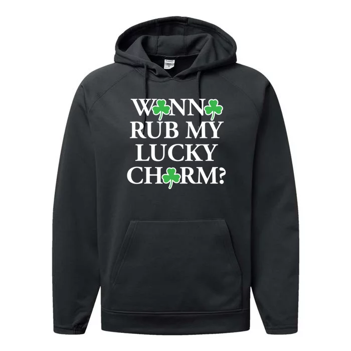 St Patricks Day, Funny St Patricks Day Performance Fleece Hoodie