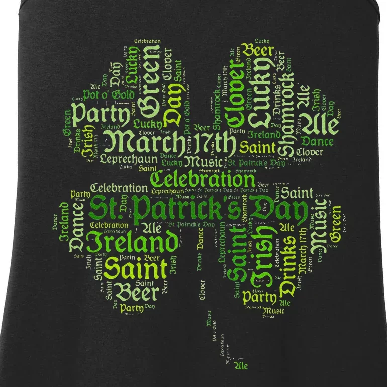 Saint Patrick's Day March 17 Pot Of Gold, Party Shenanigans Ladies Essential Tank