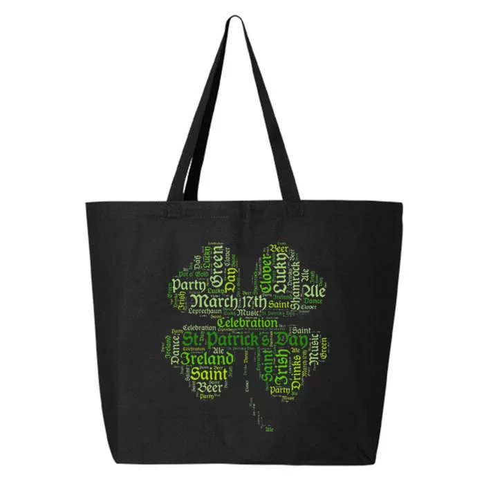 Saint Patrick's Day March 17 Pot Of Gold, Party Shenanigans 25L Jumbo Tote