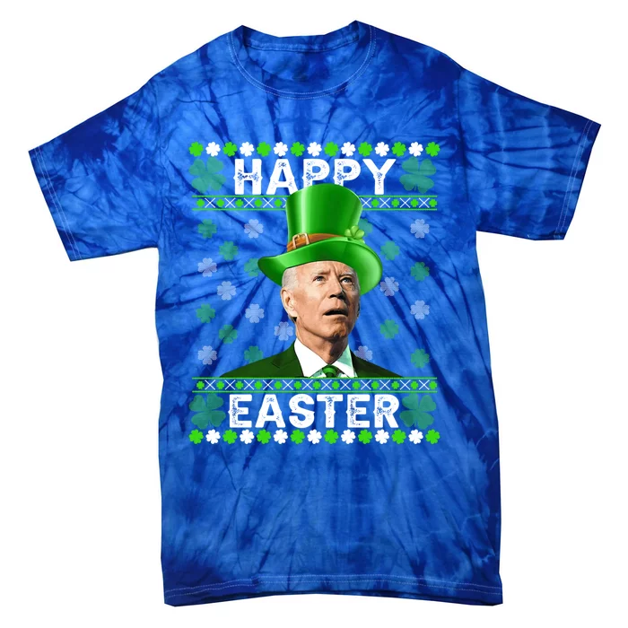 St Patricks Day Funny Joe Happy Easter Leprechaun Biden Gift Tie-Dye T-Shirt