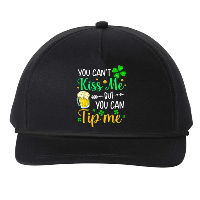 St Patrick's Day Lucky Shamrock Waitress Bartender Waiter Snapback Five-Panel Rope Hat