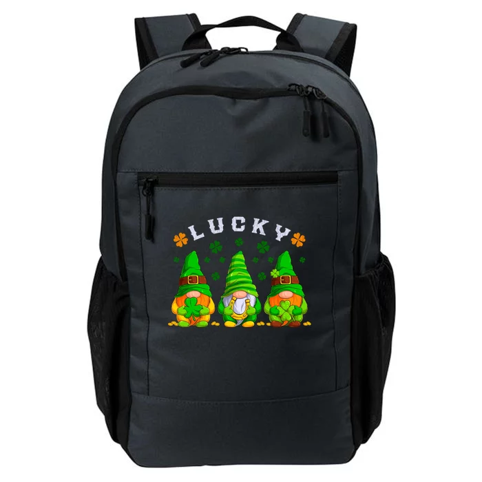 St Patrick's Day Lucky Gnomes Gift Daily Commute Backpack