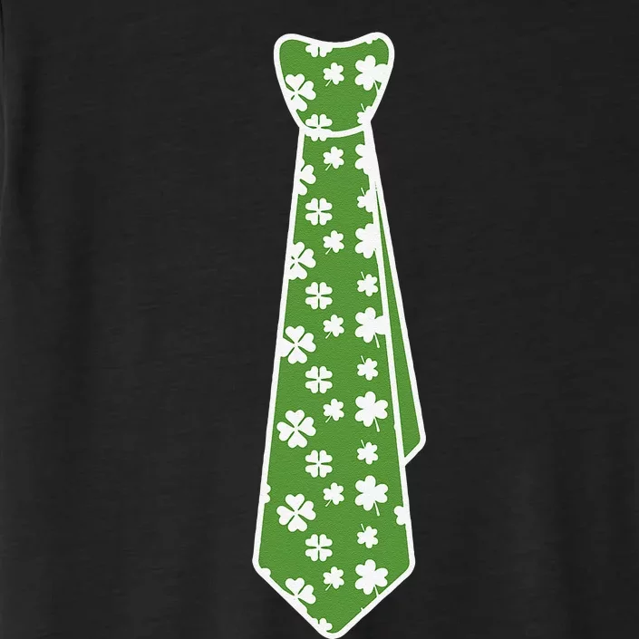 St. Patrick's Day Shamrock Tie Cute Irish Clover Funny ChromaSoft Performance T-Shirt