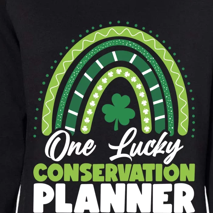 St Patricks Day One Lucky Conservation Planner Gift Womens California Wash Sweatshirt