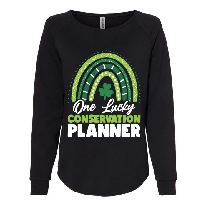 St Patricks Day One Lucky Conservation Planner Gift Womens California Wash Sweatshirt